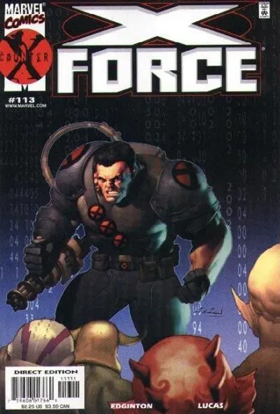 X-Force, Vol. 1 #113 Direct Edition comic book cover, 2001