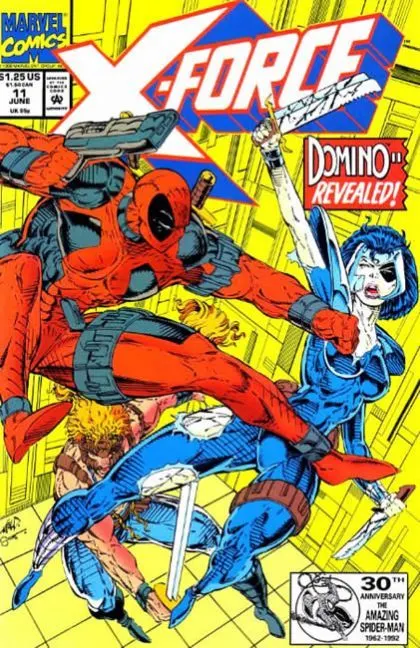 X-Force, Vol. 1 #11 Direct Edition comic book cover, 1992