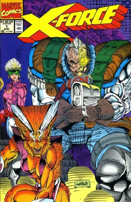 X-Force, Vol. 1 #1 Direct Edition comic book cover, 1991