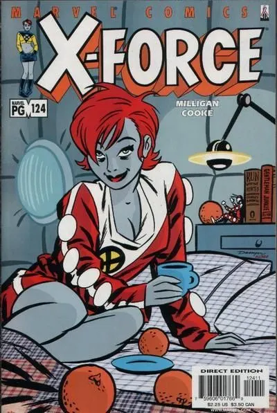 X-Force, Vol. 1 #124 Direct Edition comic book cover, 2002