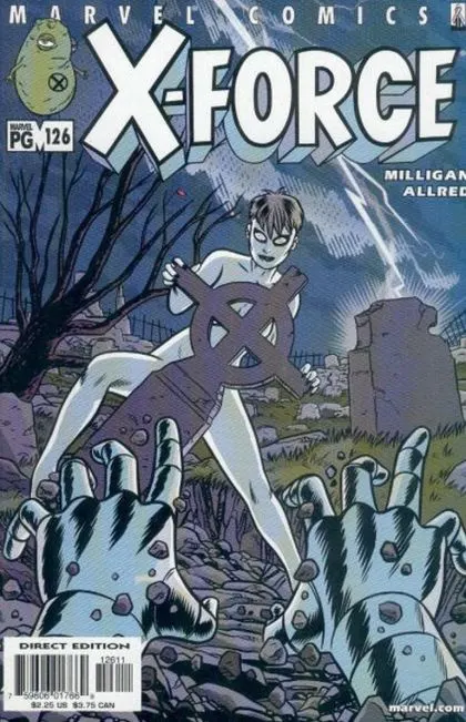 X-Force, Vol. 1 #126 Direct Edition comic book cover, 2002