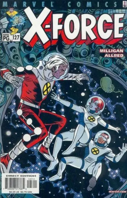 X-Force, Vol. 1 #127 Direct Edition comic book cover, 2002