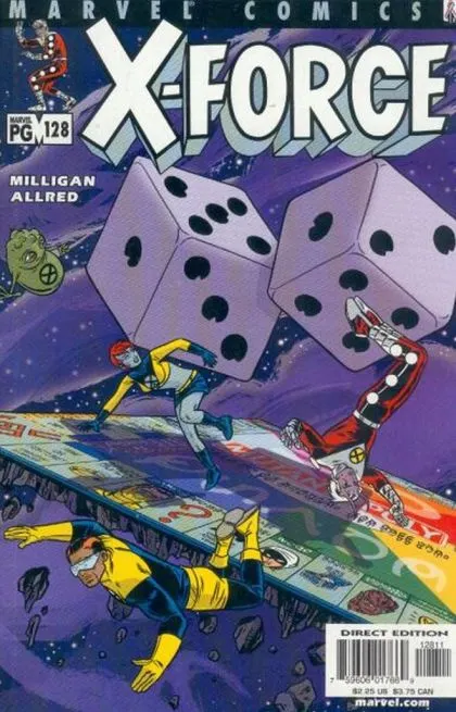 X-Force, Vol. 1 #128 Direct Edition comic book cover, 2002