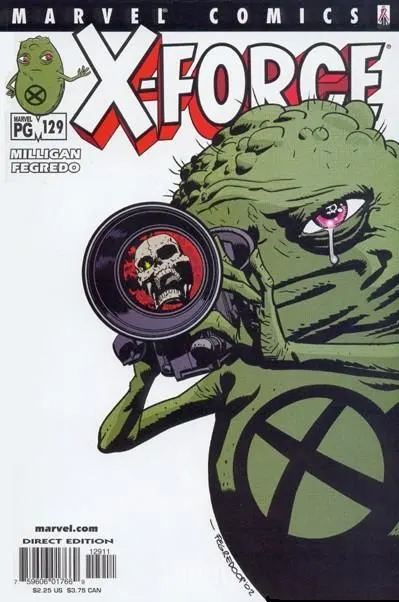 X-Force, Vol. 1 #129 Direct Edition comic book cover, 2002