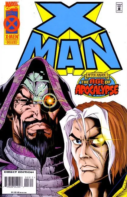 X-Man #3 Direct Edition comic book cover, 1995