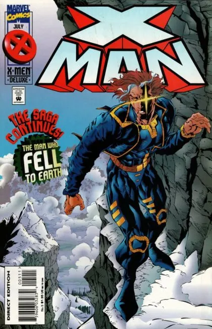 X-Man #5 Direct Edition comic book cover, 1995