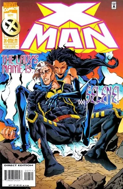 X-Man #7 Direct Edition comic book cover, 1995