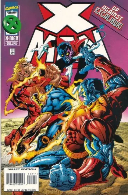 X-Man #12 Direct Edition comic book cover, 1996