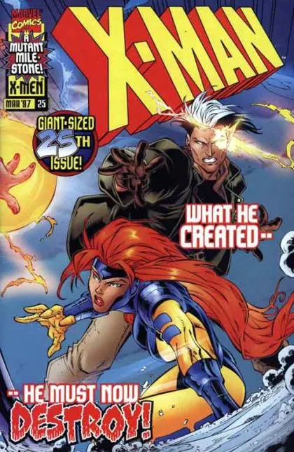 X-Man #25 Direct Edition comic book cover, 1997
