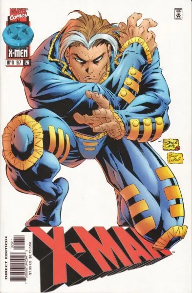 X-Man #26 Direct Edition comic book cover, 1997