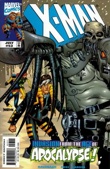 X-Man #53 Direct Edition comic book cover, 1999