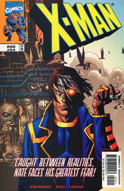 X-Man #54 Direct Edition comic book cover, 1999