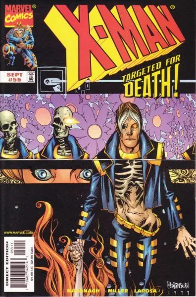 X-Man #55 Direct Edition comic book cover, 1999