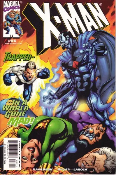 X-Man #56 Direct Edition comic book cover, 1999