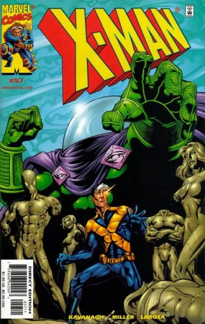 X-Man #57 Direct Edition comic book cover, 1999