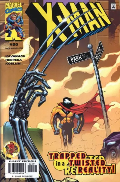 X-Man #60 comic book cover, 2000