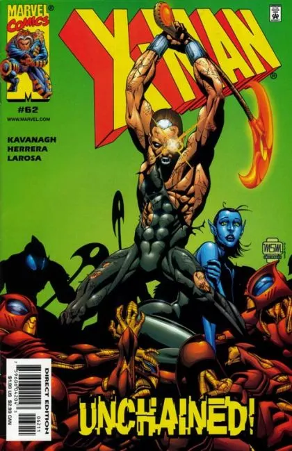 X-Man #62 comic book cover, 2000