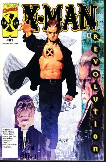 X-Man #63 comic book cover, 2000