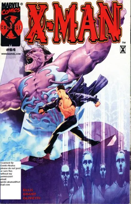X-Man #64 comic book cover, 2000