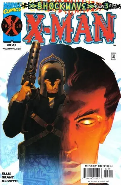X-Man #69 comic book cover, 2000