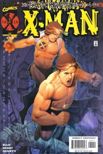 X-Man #70 comic book cover, 2000