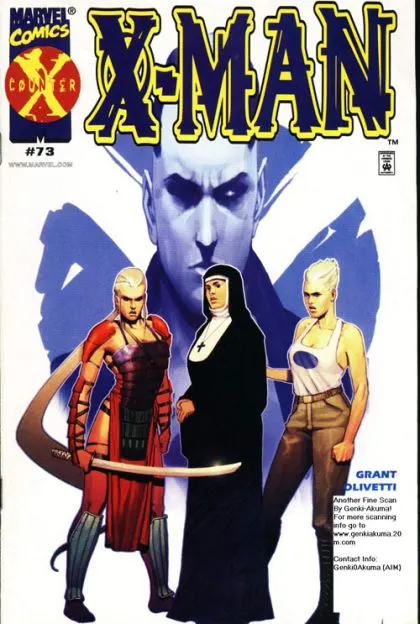 X-Man #73 comic book cover, 2001