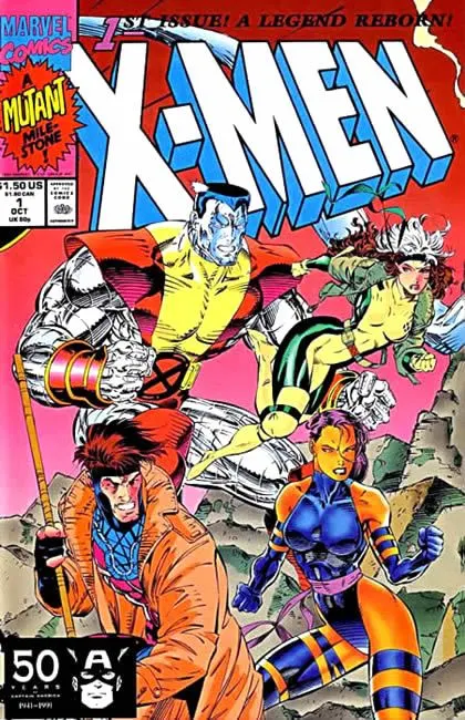 X-Men, Vol. 1 #1 Direct Edition comic book cover, 1991