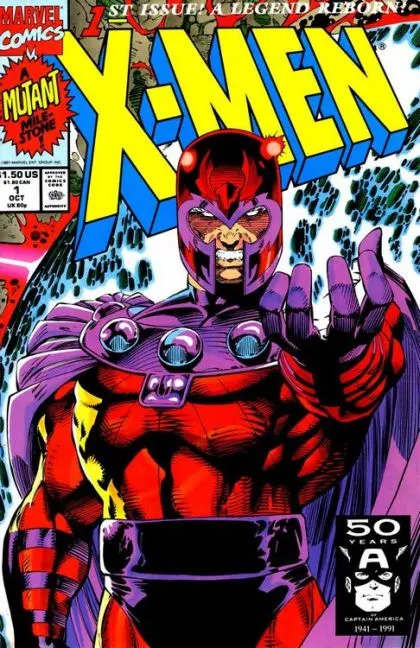 X-Men, Vol. 1 #1 Direct Edition comic book cover, 1991