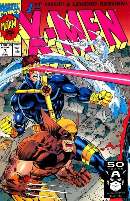 X-Men, Vol. 1 #1 Direct Edition comic book cover, 1991