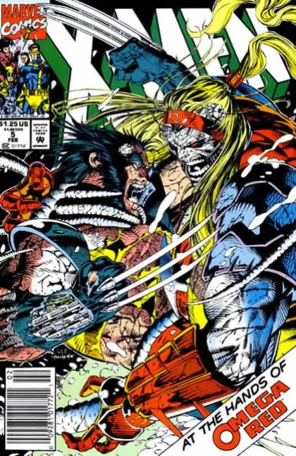 X-Men, Vol. 1 #5 Newsstand Edition comic book cover, 1992