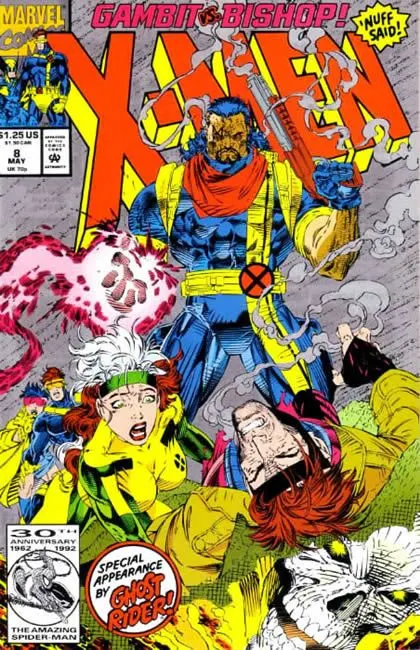 X-Men, Vol. 1 #8 Direct Edition comic book cover, 1992