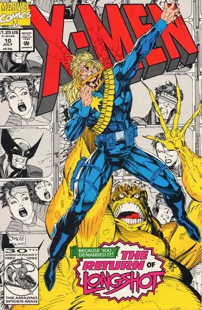 X-Men, Vol. 1 #10 Direct Edition comic book cover, 1992