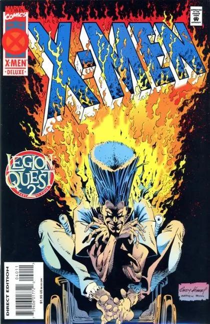 X-Men, Vol. 1 #40 Deluxe Direct Edition comic book cover, 1995