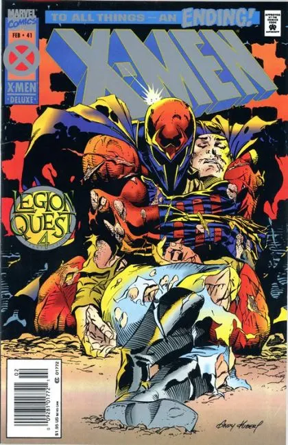 X-Men, Vol. 1 #41 Deluxe Newsstand Edition comic book cover, 1995