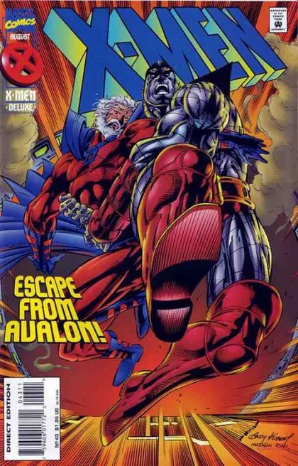 X-Men, Vol. 1 #43 Deluxe Direct Edition comic book cover, 1995