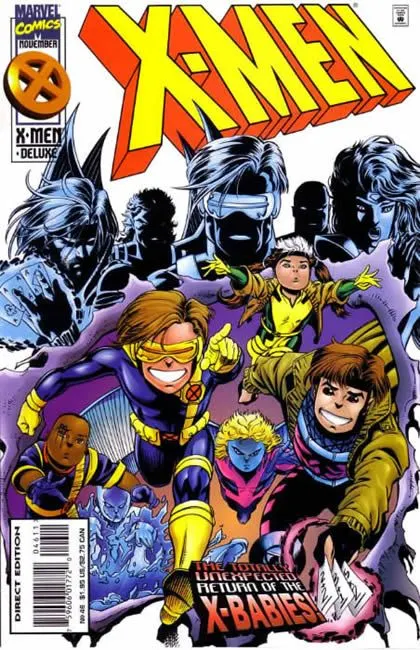 X-Men, Vol. 1 #46 Direct Edition comic book cover, 1995