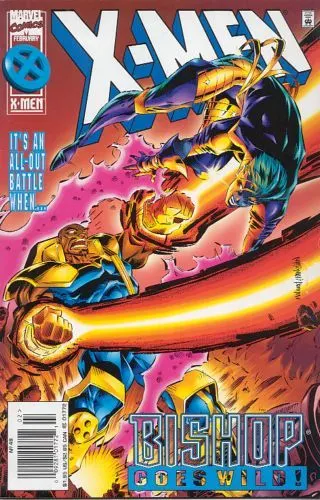 X-Men, Vol. 1 #49 Newsstand Edition comic book cover, 1996