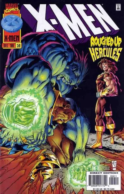 X-Men, Vol. 1 #59 Direct Edition comic book cover, 1996