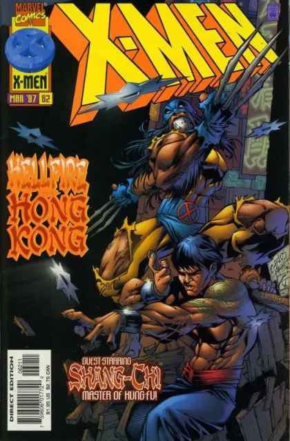 X-Men, Vol. 1 #62 Direct Edition comic book cover, 1997