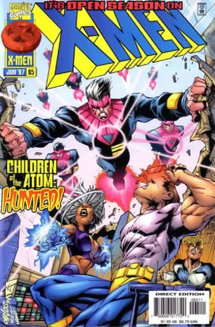 X-Men, Vol. 1 #65 Direct Edition comic book cover, 1997