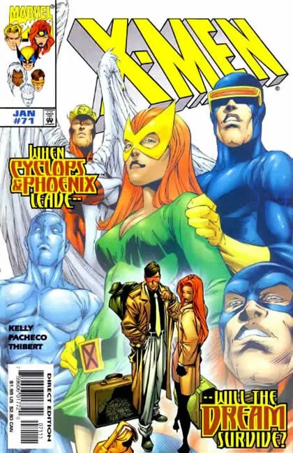 X-Men, Vol. 1 #71 Direct Edition comic book cover, 1998