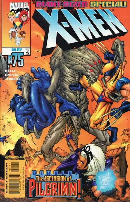 X-Men, Vol. 1 #75 Direct Edition comic book cover, 1998