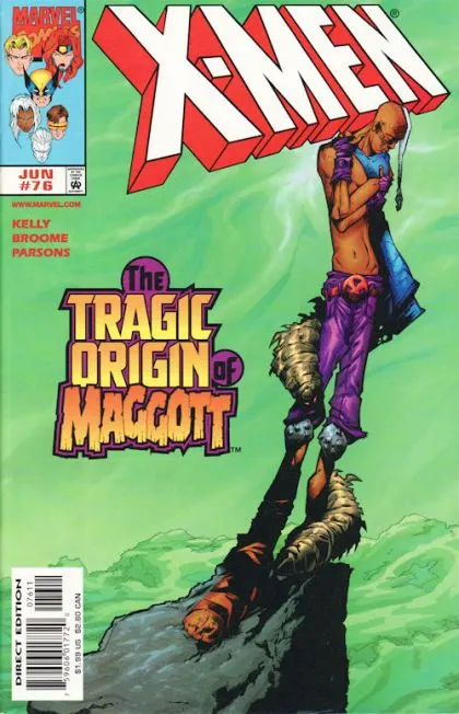 X-Men, Vol. 1 #76 Direct Edition comic book cover, 1998