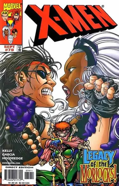 X-Men, Vol. 1 #79 Direct Edition comic book cover, 1998