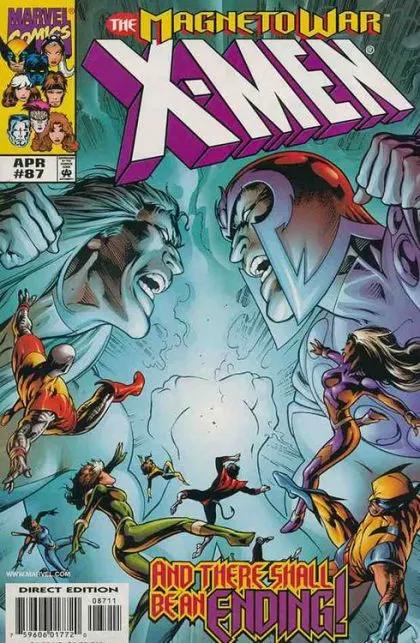 X-Men, Vol. 1 #87 Direct Edition comic book cover, 1999