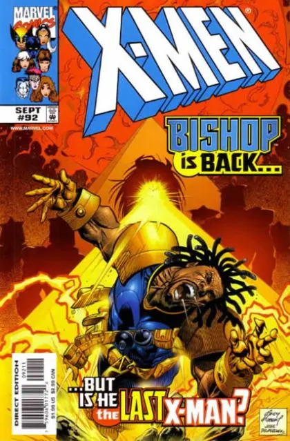 X-Men, Vol. 1 #92 Direct Edition comic book cover, 1999