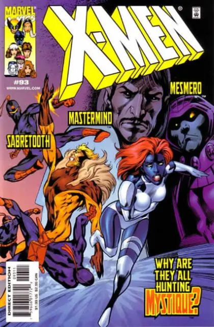 X-Men, Vol. 1 #93 Direct Edition comic book cover, 1999