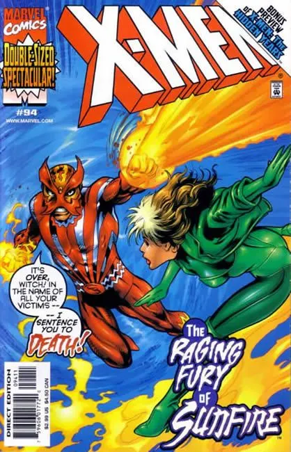 X-Men, Vol. 1 #94 Direct Edition comic book cover, 1999