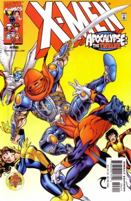 X-Men, Vol. 1 #96 Direct Edition comic book cover, 2000