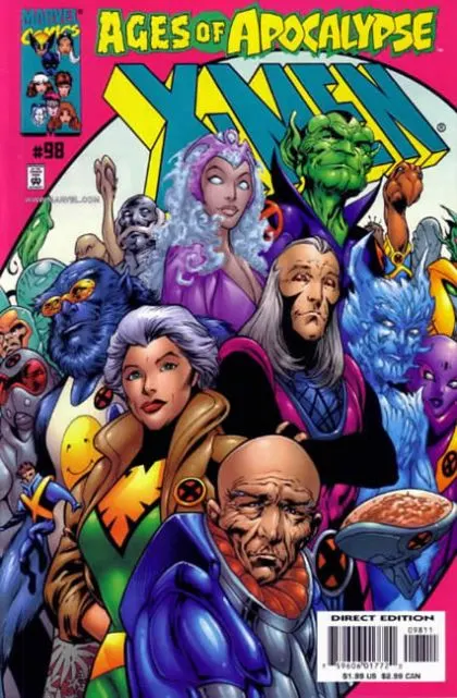 X-Men, Vol. 1 #98 Alan Davis Regular comic book cover, 2000